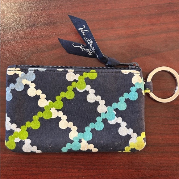 Vera Bradley Blue and Green Disney Patterned ID Wallet - Picture 3 of 5
